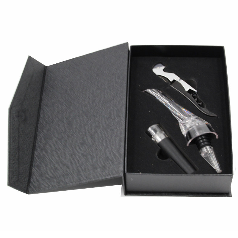 BR-WG19D Wine Aerator Pourer Set With Nice Black Box